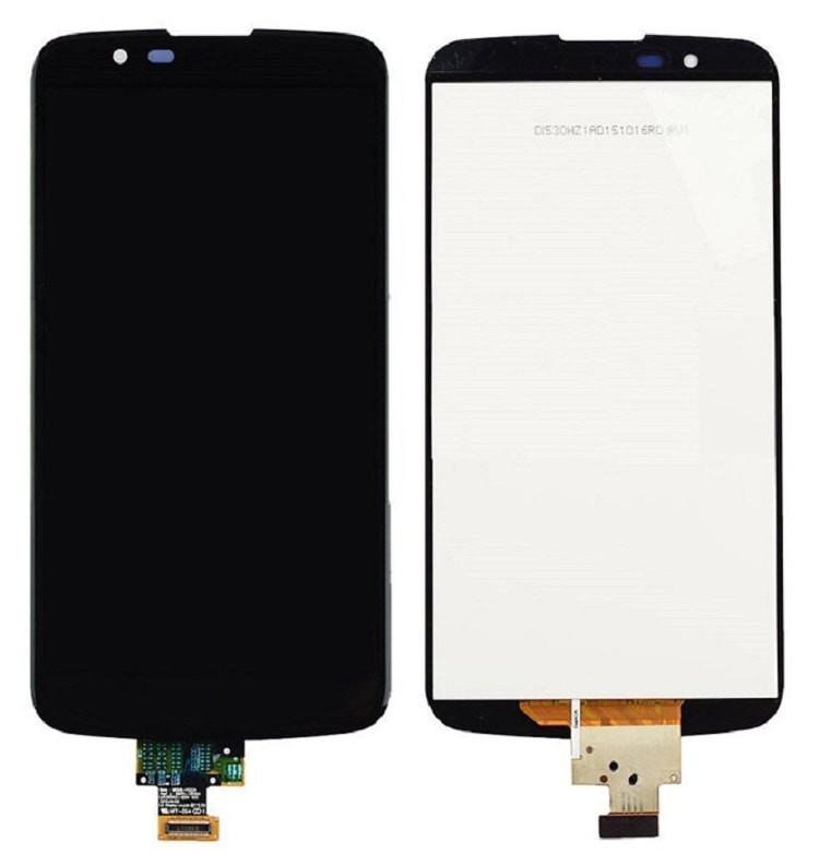 Дисплей для LG K10 + тачскрин черный с рамкой