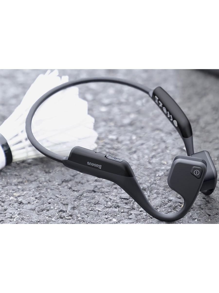 фото Наушники Bluetooth Baseus BC10 костная проводимость черные