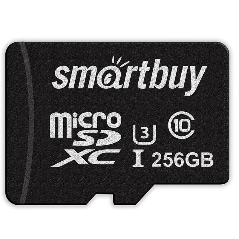 Изображение Карта памяти Smartbuy Micro SDXC Class 10 UHS-1 U3 256Gb  