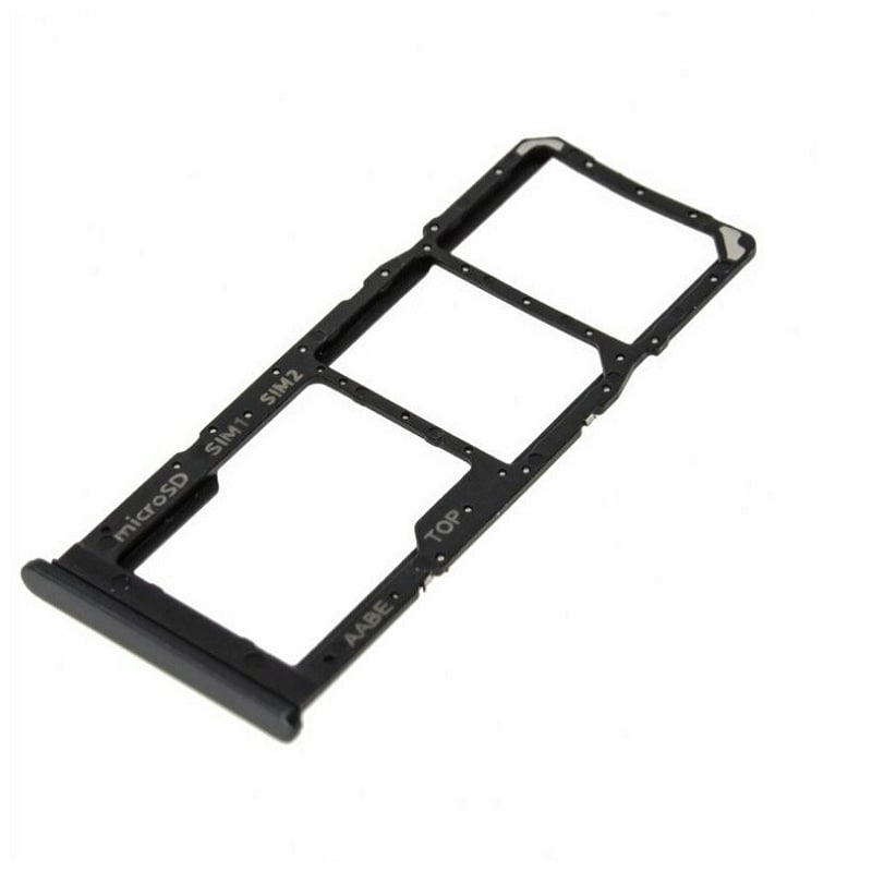 Держатель сим для Samsung A125F/A12 черный
