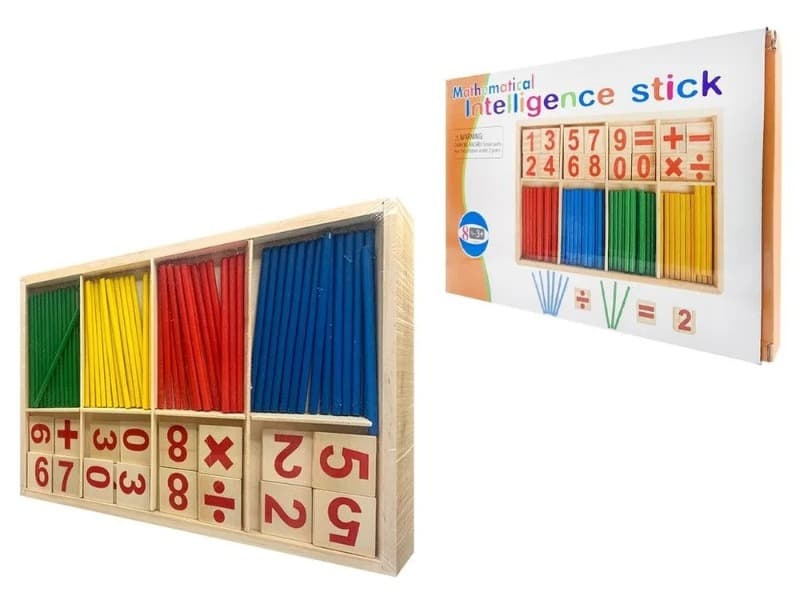 Набор счетных материалов деревянный Mathematical Intelligence stick