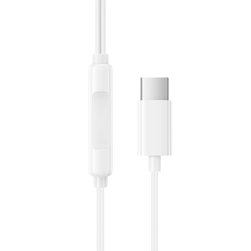 фото Наушники проводные Borofone BM100 Pro с микрофоном белые