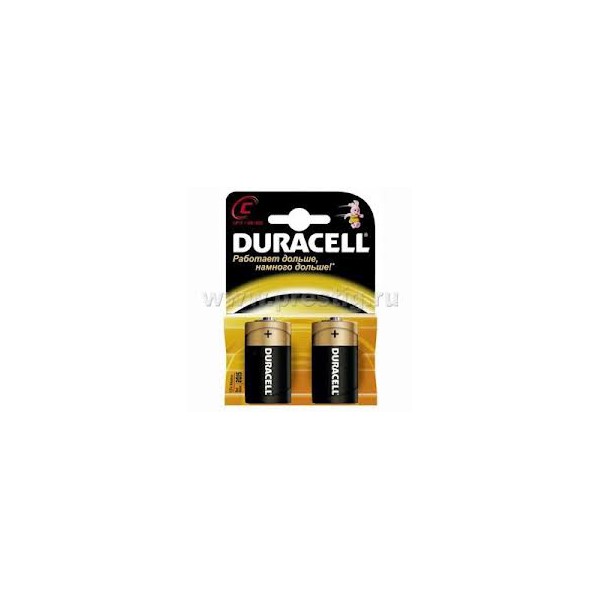 Батарейка Duracell алкалиновая LR14-2BL
