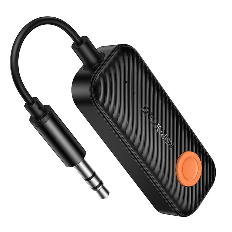 фото Блютуз aux FM трансмиттер bluetooth адаптер ресивер Borofone BC62 черный