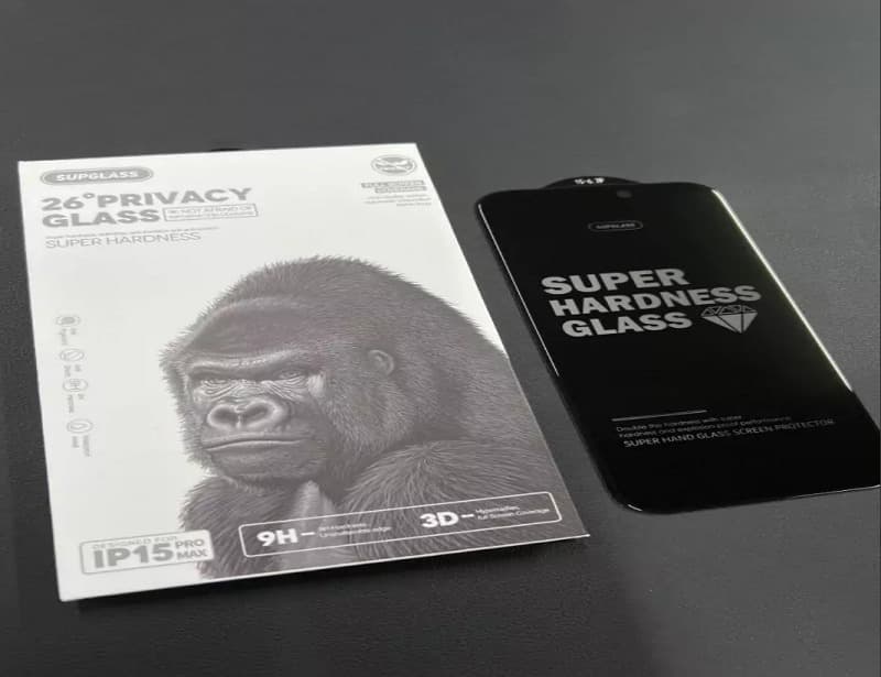 Изображение Защитное стекло для iphone 16 Pro Max (6.9) SupGlass XC-12 Privacy от подглядывания 3D черное фото Защитное стекло для iphone 16 Pro Max (6.9) SupGlass XC-12 Privacy от подглядывания 3D черное