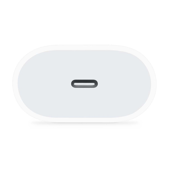фото Сетевое зарядное устройство Адаптер Блок питания IP original Type-C USB-C 20W A2347 белое 