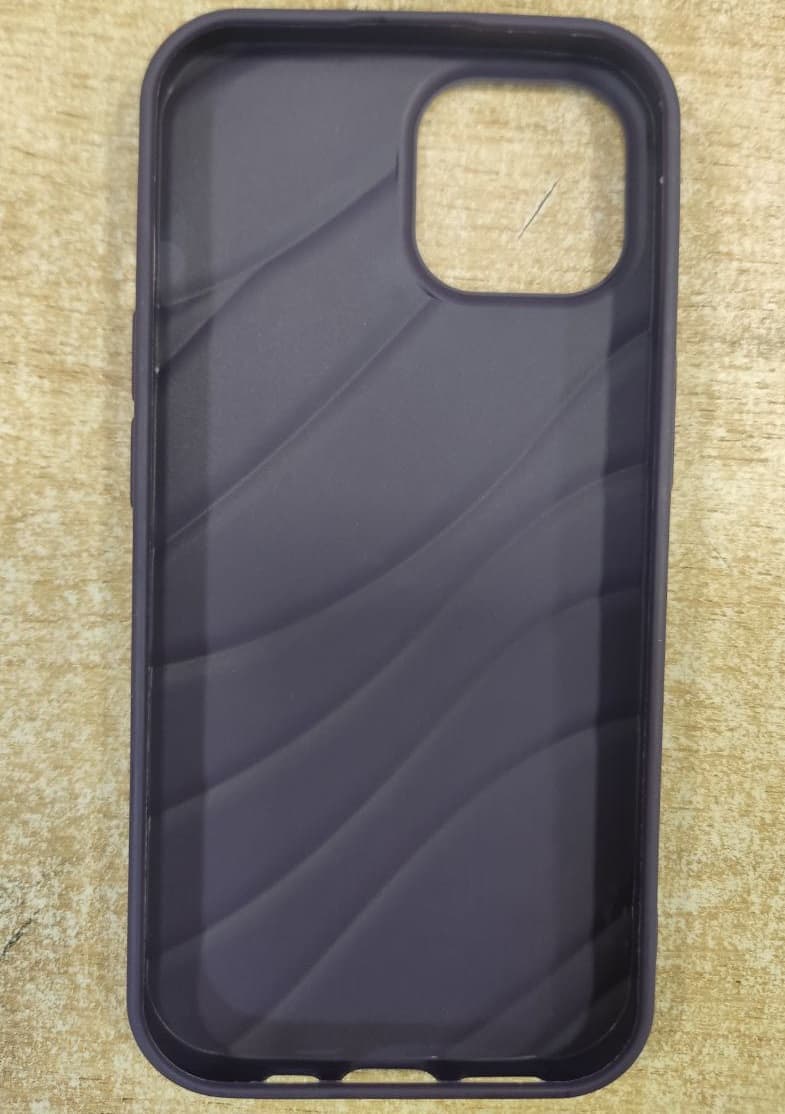 фото Чехол накладка для iphone 15 Pro Max (6.7) рифленая силикон фиолетовая