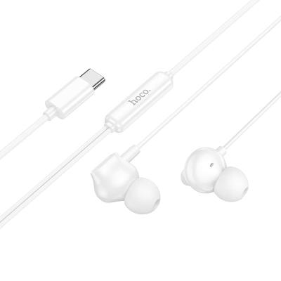 Наушники проводные разъем Type-C Hoco M117 белые