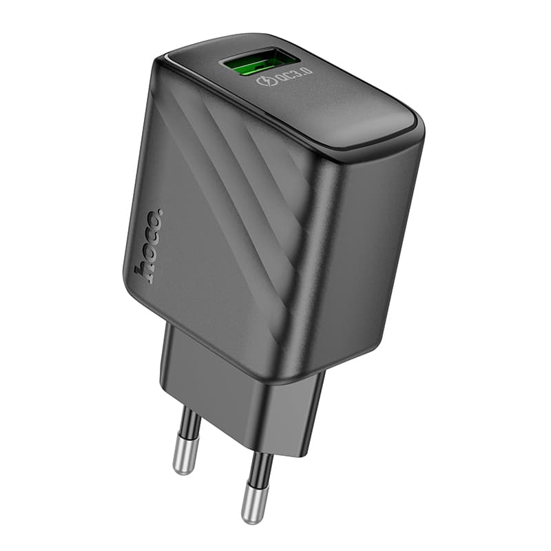 фото Сетевое зарядное устройство Адаптер Блок питания HOCO CS21A QC3.0 3A черное