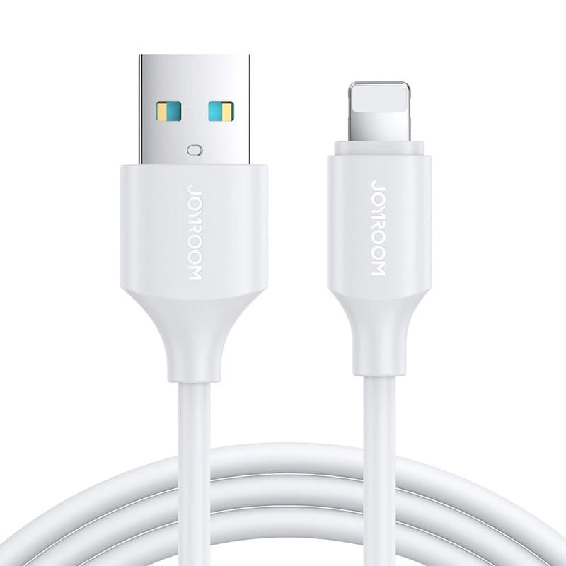 Кабель для зарядки iphone Lightning Joyroom S-A9 25см 3A белый