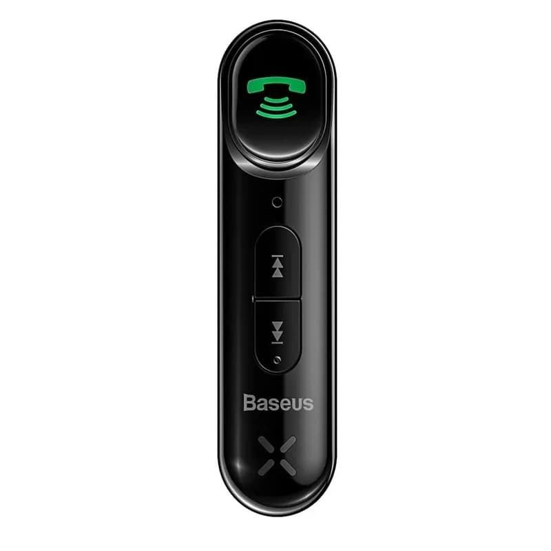 Изображение Блютуз aux FM трансмиттер bluetooth адаптер ресивер Baseus Qiyin AUX Car Receiver BSBA-02 черный WXQY-01/WXQY010001 сайта akstel.ru фото Блютуз aux FM трансмиттер bluetooth адаптер ресивер Baseus Qiyin AUX Car Receiver BSBA-02 черный WXQY-01/WXQY010001
