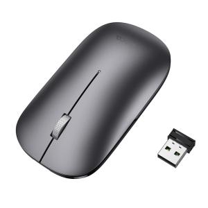 Мышь беспроводная Hoco GM43 двухрежимная 2.4G Bluetooth+USB серая