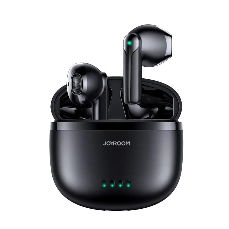 Изображение Наушники беспроводные Joyroom JR-TL11 Dual-Mic ENC черные фото Наушники беспроводные Joyroom JR-TL11 Dual-Mic ENC черные