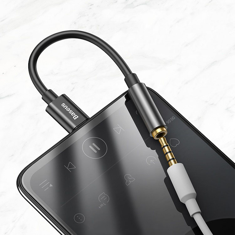Аудио адаптер переходник для наушников с Type-C USB-C на Jack 3.5 Baseus CATL54-01 черный Аудио адаптер переходник для наушников с Type-C USB-C на Jack 3.5 Baseus CATL54-01 черный