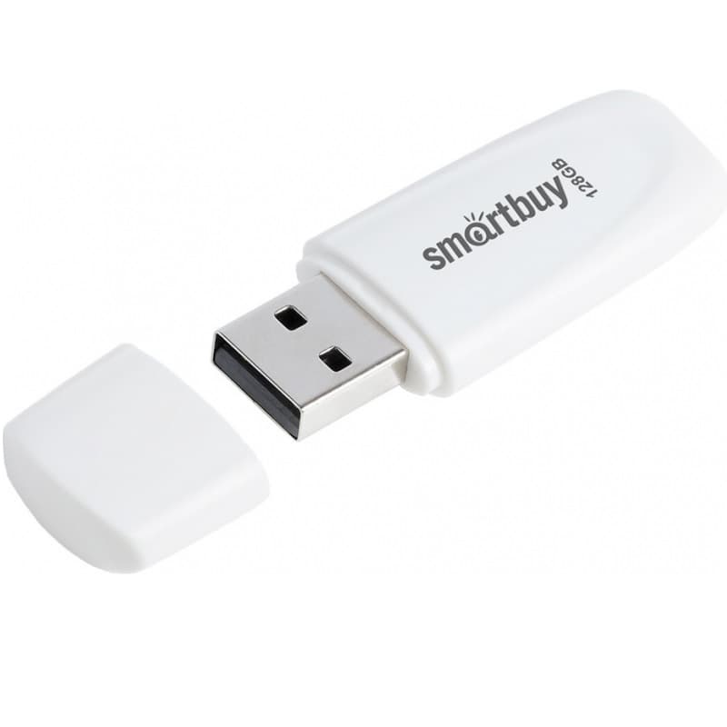 Изображение Флеш-накопитель Smartbuy Scout белый 128Gb