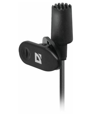 Микрофон компьютерный на прищепке DEFENDER MIC-109 кабель 1,8 м черный
