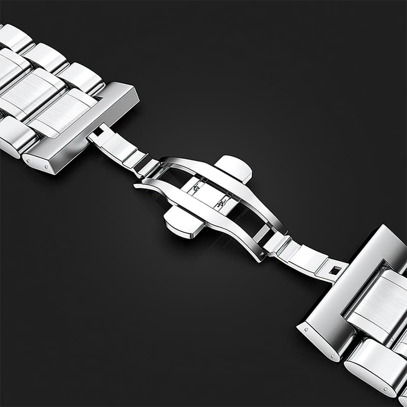 Ремешок для Apple Watch 38/40/41mm HOCO WA32 Grand series five-bead стальной черный Ремешок для Apple Watch 38/40/41mm HOCO WA32 Grand series five-bead стальной черный