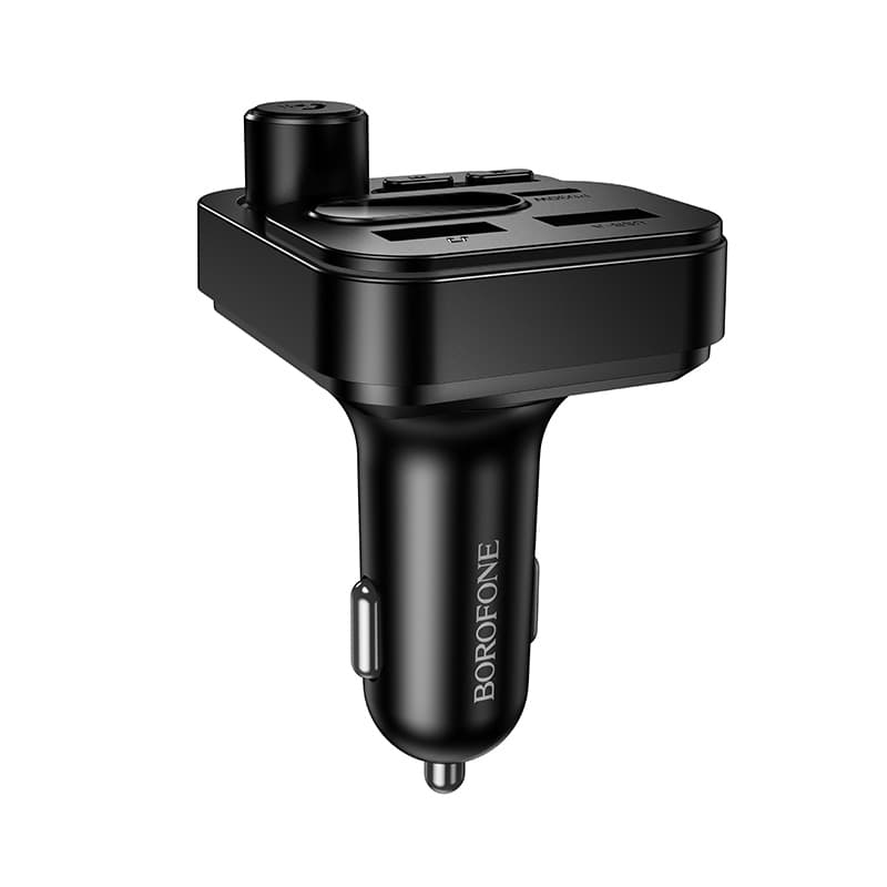 фото FM трансмиттер bluetooth модулятор Borofone BC61 45W USB + PD 30W черный