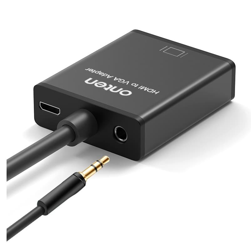 Адаптер переходник с HDMI на VGA Onten OTN-7557A черный Адаптер переходник с HDMI на VGA Onten OTN-7557A черный