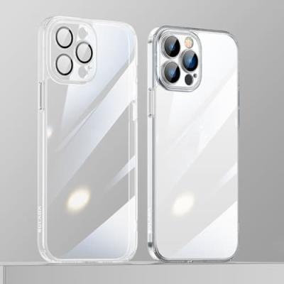 Чехол накладка для iphone 16 (6.1) SULADA Crystal пластик прозрачный с защитой камеры
