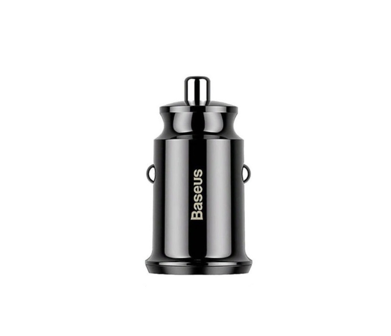 Изображение Автомобильное зарядное устройство Baseus Circular Plastic PD3.0 30W+QC3.0 QC4.0 SCP / Type-C USB-C+USB черное CCALL-YS01 фото Автомобильное зарядное устройство Baseus Circular Plastic PD3.0 30W+QC3.0 QC4.0 SCP / Type-C USB-C+USB черное CCALL-YS01
