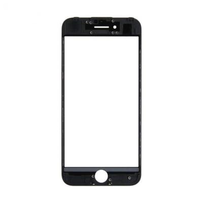 Стекло тачскрина+Рамка+OCA для iphone 7  черный o