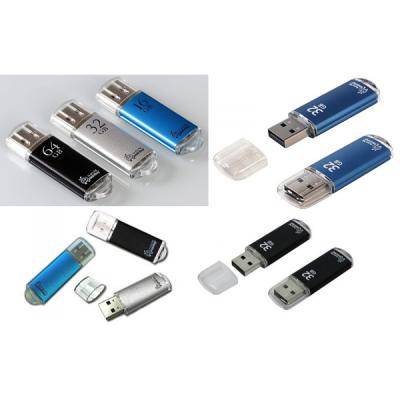 Флеш-накопитель Smartbuy V-Cut черная 4Gb