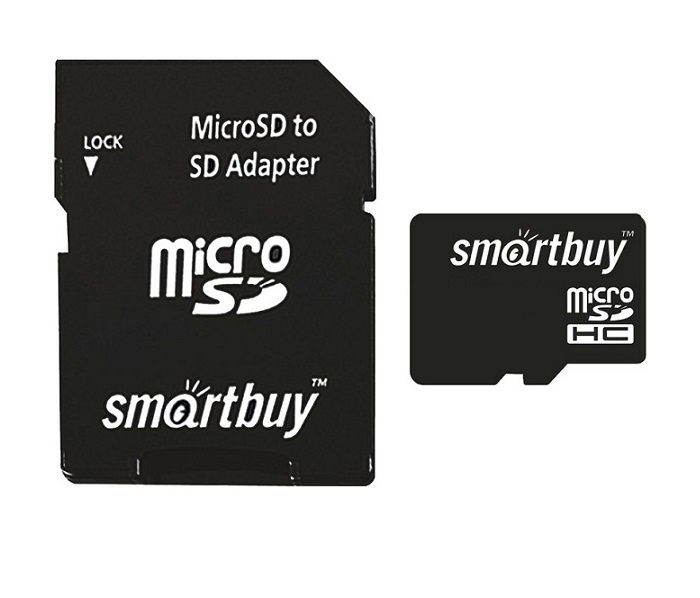 Изображение Карта памяти Smartbuy Micro SDHC Class 10 16Gb