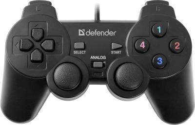 Геймпад проводной DEFENDER Omega USB, 12 кнопок, 2 стика