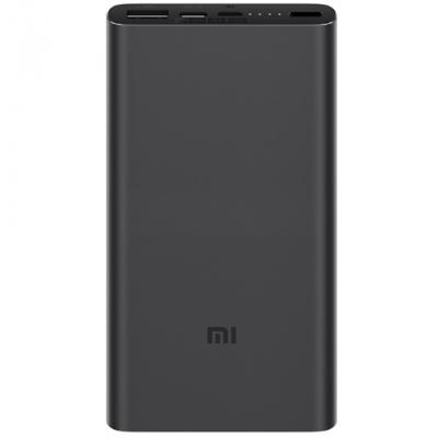 Внешний аккумулятор повербанк XIAOMI Mi Power Bank 3 10000mAh 18W черный RU