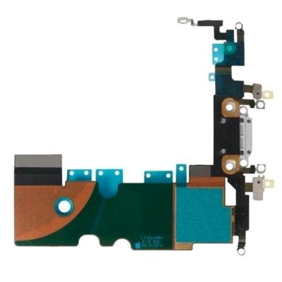 Шлейф для iphone 8 на системный разъем/микрофон белый