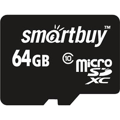 Карта памяти Smartbuy Micro SDXC Class 10 64Gb без адаптера