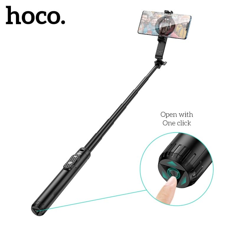Монопод для селфи Hoco K25 Magnetic трипод с пультом BT магнитный черный Монопод для селфи Hoco K25 Magnetic трипод с пультом BT магнитный черный