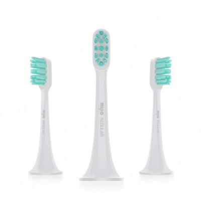 Сменные насадки для зубной щетки Xiaomi Mijia Sonic Electric Toothbrush T300/T500/T500C белая 3шт синяя щетина