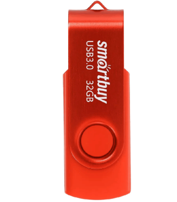 Флеш-накопитель Smartbuy Twist USB 3.0/3.1 красный 32Gb