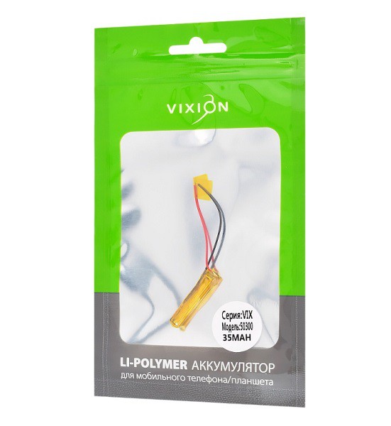 фото Аккумулятор в наушник VIXION 50300 3,7v 35mAh