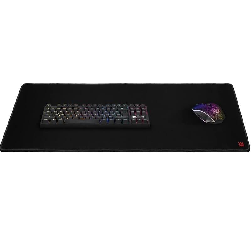 Коврик для мыши игровой DEFENDER Black Ultra XXL One 780x380x5 mm ткань+резина