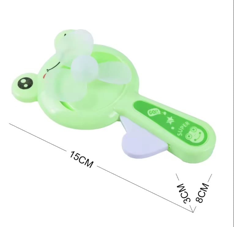 Ручной вентилятор мини Лягушка 