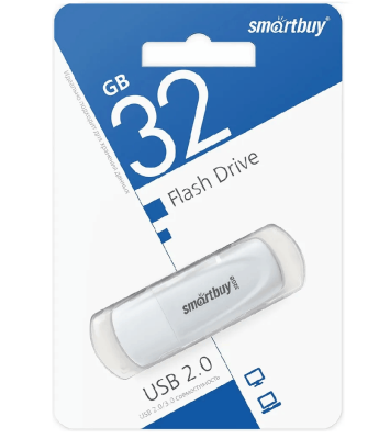 Флеш-накопитель Smartbuy Scout белый 32Gb