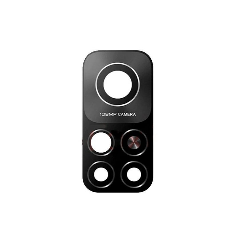 Стекло камеры для Xiaomi Mi 10T Pro черное