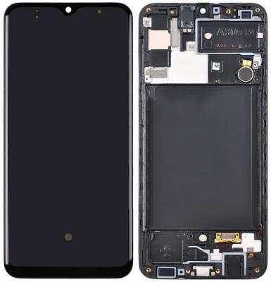 Дисплей для Samsung A307F/ A30S 2019 + тачскрин черный с рамкой OLED