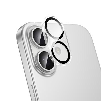Защитное стекло на камеру для iphone 17 (6.3) HOCO G13 3D прозрачное с черной окантовкой тех пак