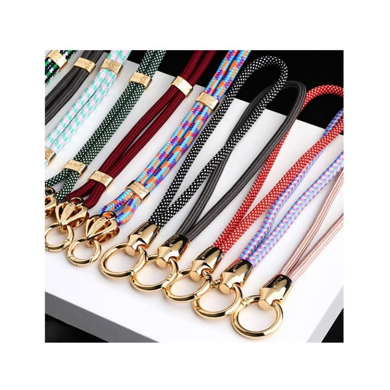 фото Шнурок держатель для телефона на запястье Sulada 20см розовый No3