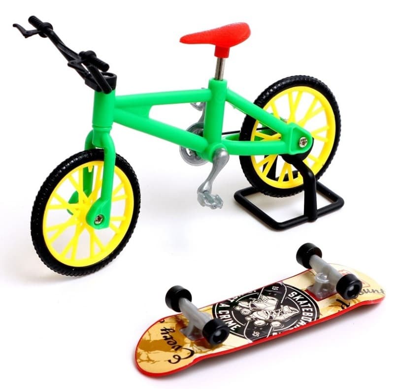 Набор фингербордов фингер Finger Скейтборд и велосипед пластик SimaLand  6245279