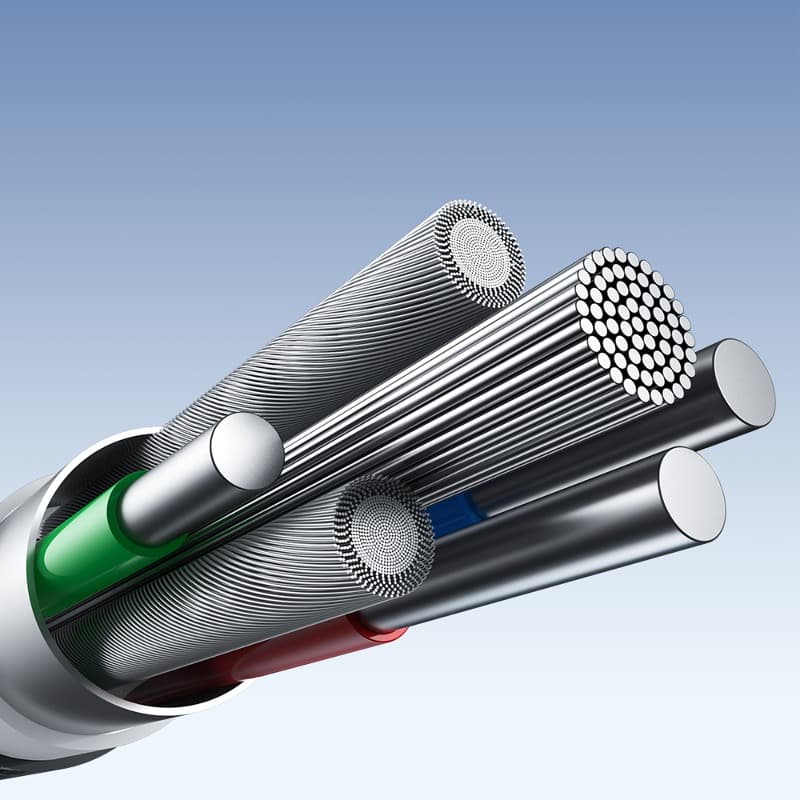 Кабель для зарядки Type-C USB Joyroom SA25-AC3 2м 3A в оплетке черный