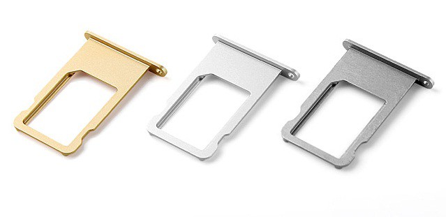 Держатель сим для iP 6S серый