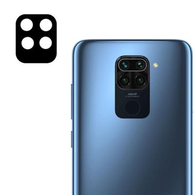 Стекло камеры для Xiaomi Redmi Note 9 черное