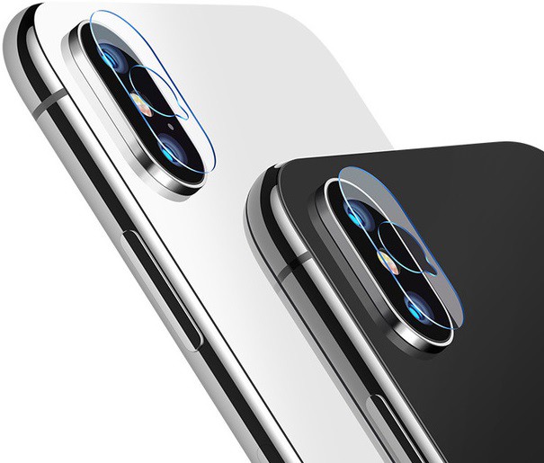 фото Защитное стекло на камеру для iphone X/XS/XS Max TOTU Desing series 007 черное