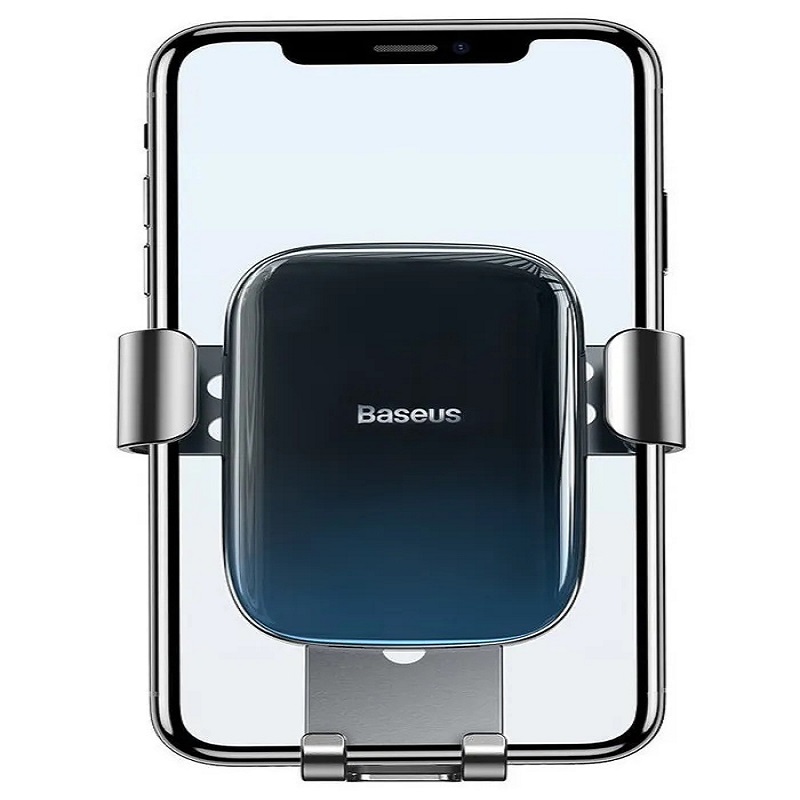 фото Автомобильный держатель для телефона Baseus Glaze Gravity в решетку вентиляции черный SUYL-LG01