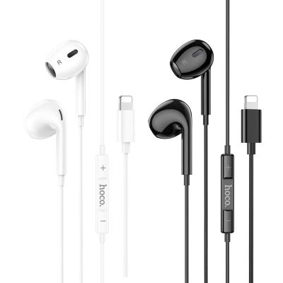 Наушники разъем Lightning для iP Hoco M111 Max черные с чипом MFI